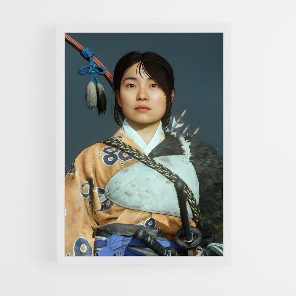 Poster Éclat de Yuna – affiche Ghost of tsushima (vue 3)